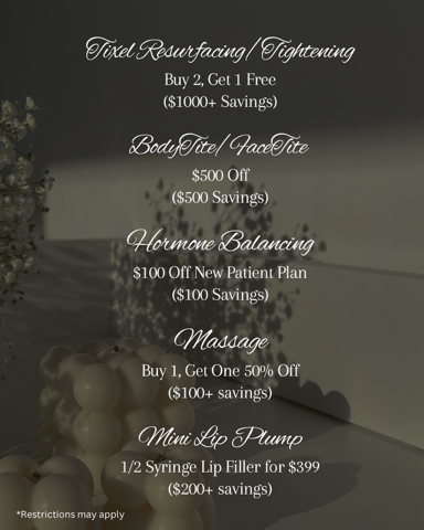 April Specials at Rejuvé